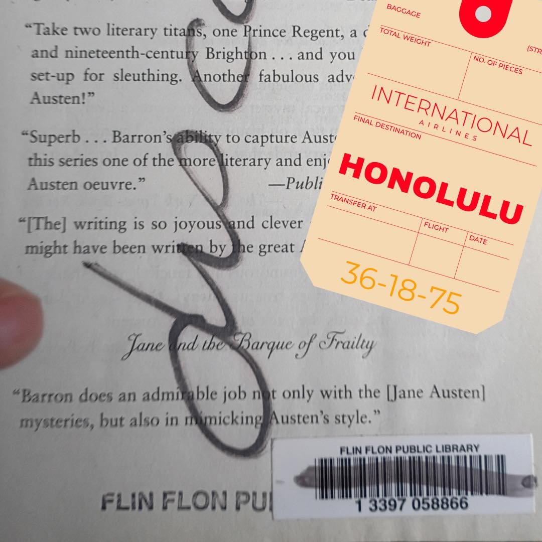 The library received the following email from a man in Hawaii last week. It&rsquo;s amazing to see how far our books have travelled. Thank you for sharing this with us, Bob.

&ldquo;Aloha,

Amazing ... I got the book in the photo from a used book sho