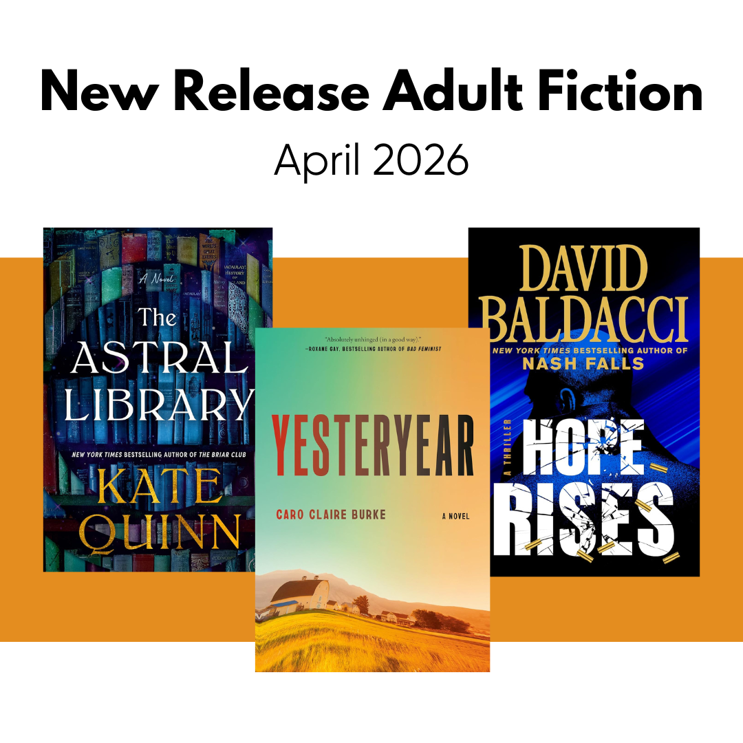 New Release Adult Fiction: April 2026