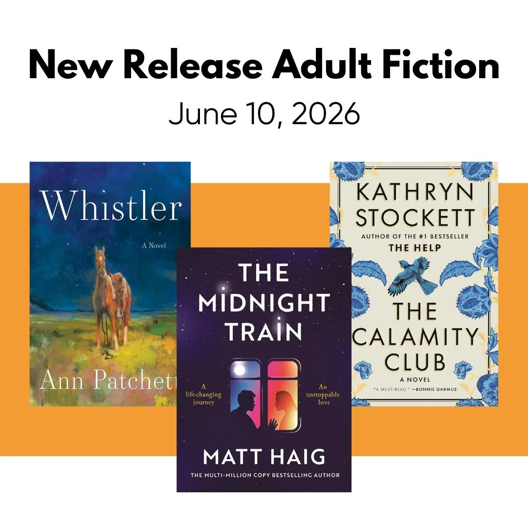 New-release adult fiction books have arrived and are ready to check out. View the blog post below to reserve titles now:
https://www.flinflonpubliclibrary.org/blog/new-release-adult-fiction-june-9-2026