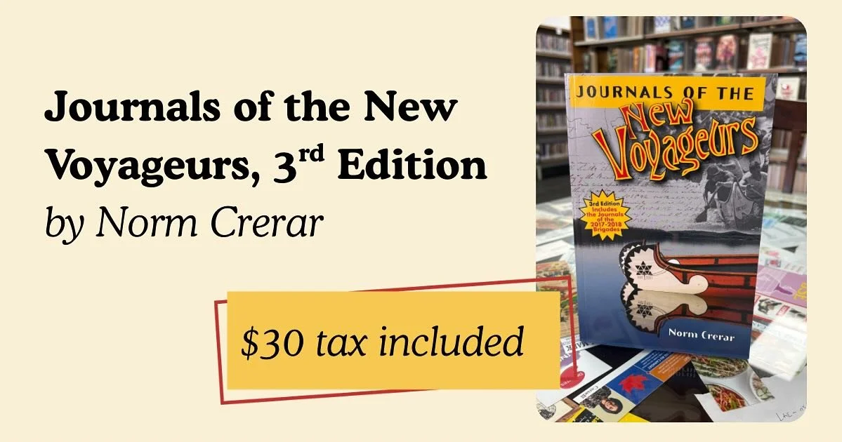 Norm Crerar grew up in Flin Flon, and stopped by last week to drop off copies of the 3rd edition of his book &ldquo;Journals of the New Voyageurs&rdquo;. We have five copies available, so grab yours before they are gone. 

THE SYNOPSIS:
My name is No