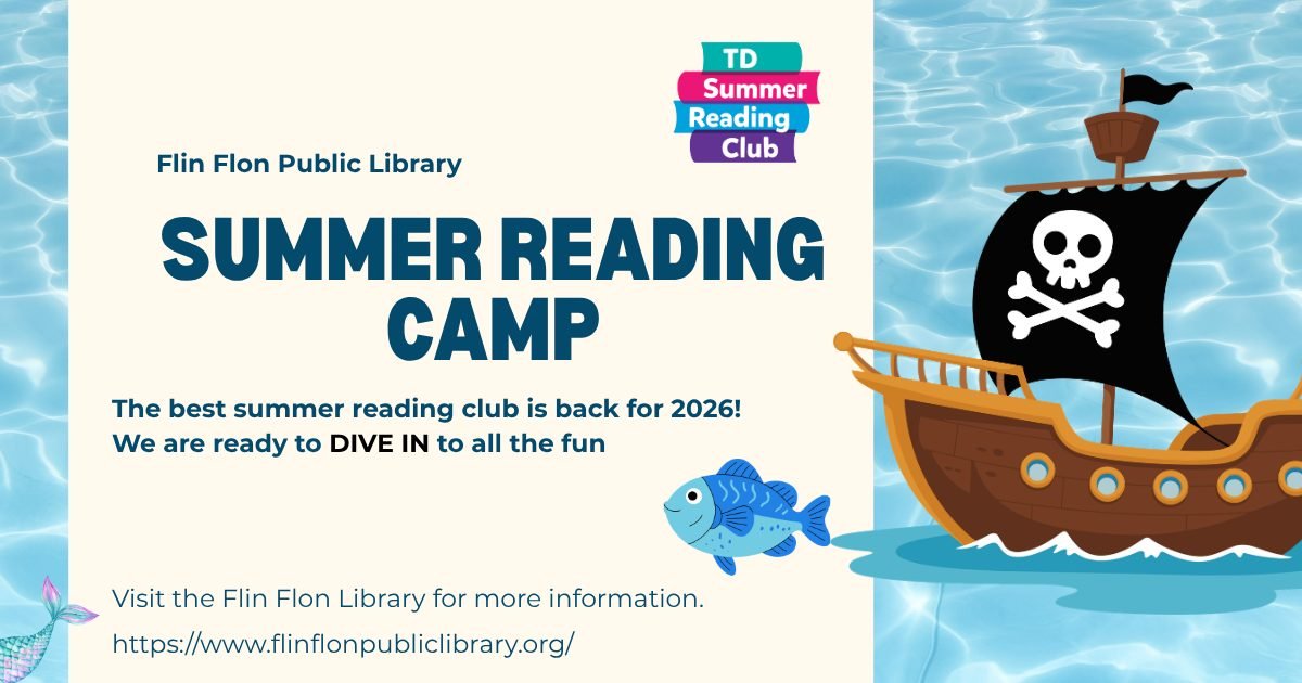 REGISTRATION IS OPEN FOR TD SUMMER READING CLUB. The club will run every Wednesday from 2:00 to 3:30, starting July 7. All events are free to attend, but registration is required for each camp day your child wishes to participate in. Register by emai