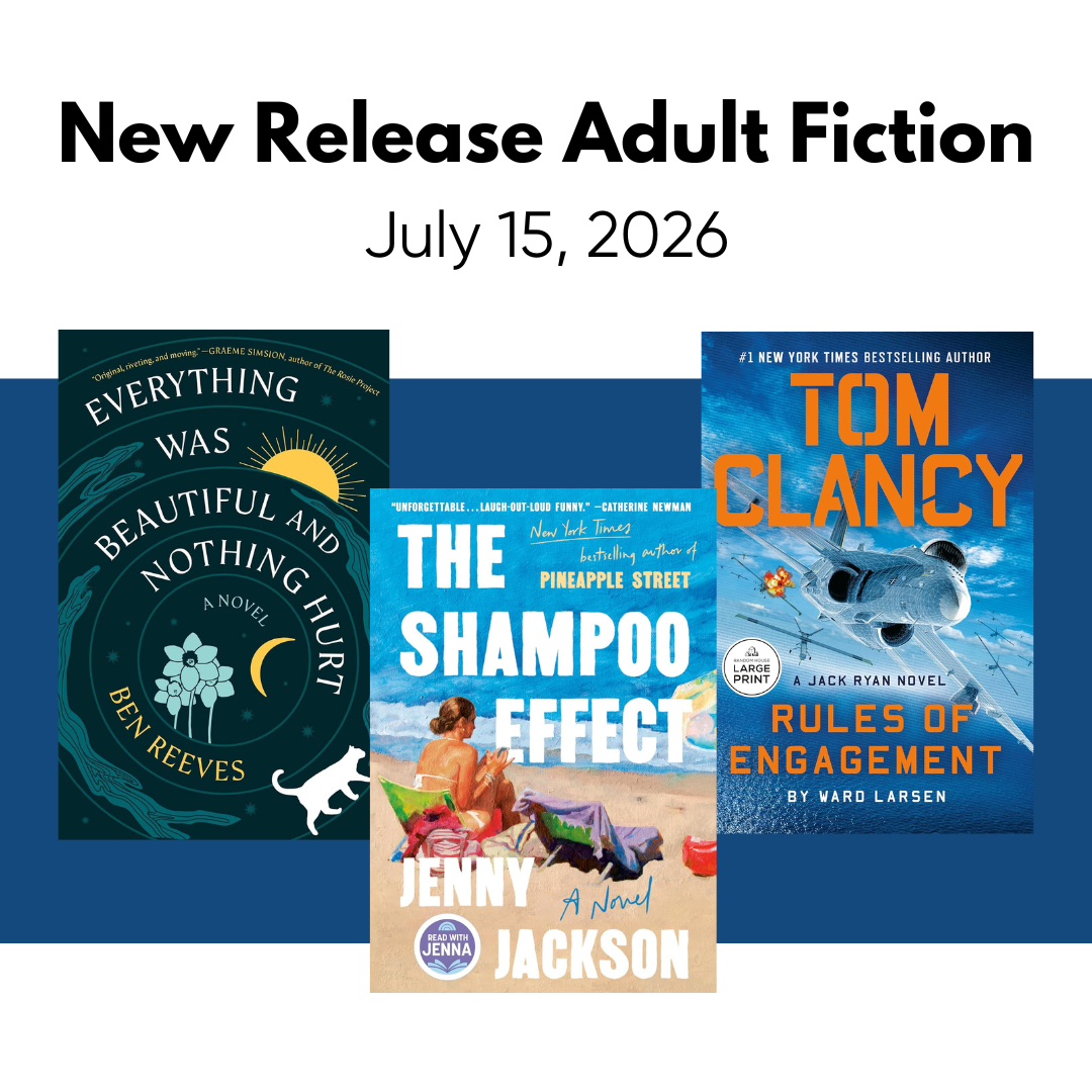 New Release Adult Fiction: July 15, 2026
