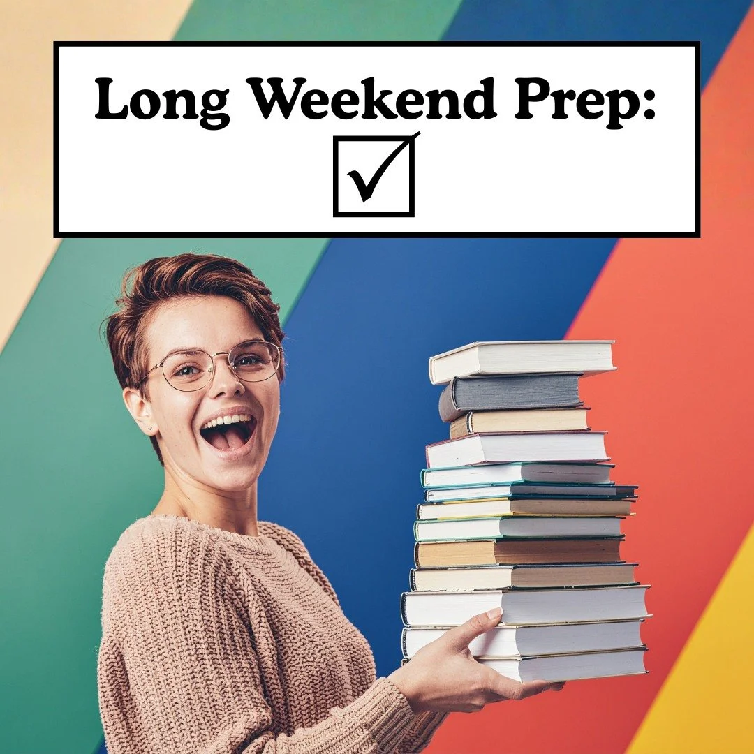 Stop by the library today to pick up something new to read for the long weekend. We will be closed tomorrow in lieu of Terry Fox Day on Monday.