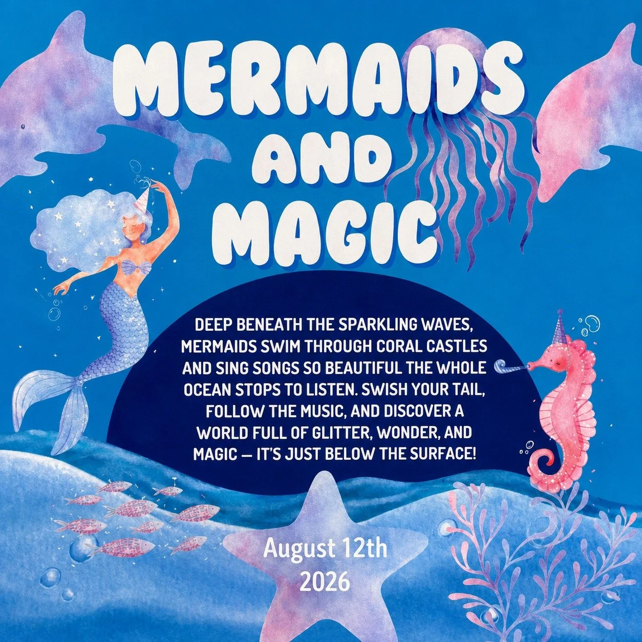 REGISTER TODAY FOR TD SUMMER READING CLUB'S Mermaids and Magic session, happening on Wednesday, August 12, from 2:00-3:30 pm at the library. Register today by emailing ffplyouthintern@gmail.com (that's FFPL YOUTH INTERN [with NO spaces], at GMAIL.COM