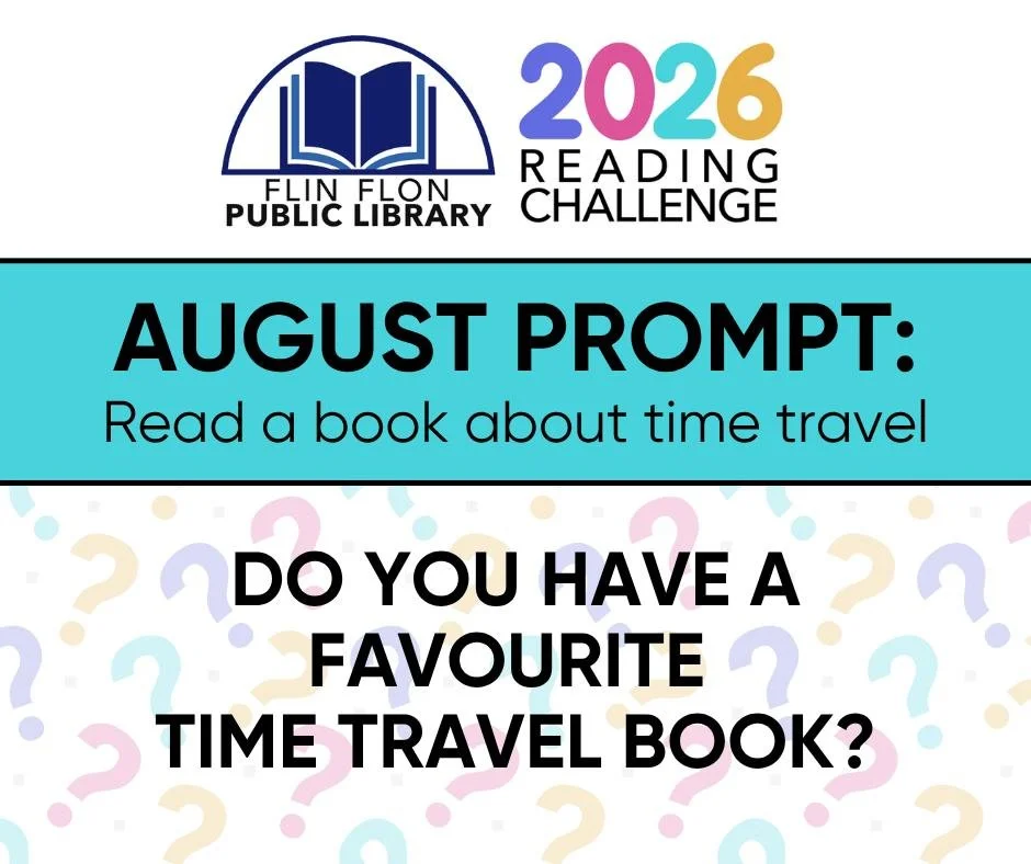 Do you have a favourite book about time travel to share?

JOIN THE 2026 READING CHALLENGE for a chance to win one of three $50 book gift certificates. You will receive an entry for each monthly challenge completed, and a bonus entry if you complete a