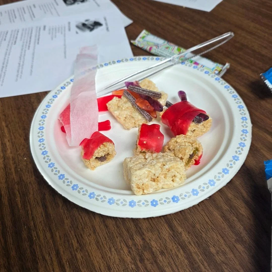 Our final summer Crafter-noon was a smashing success, and the kids loved making DIY Candy Sushi. We will be taking a break from Saturday Crafter-noons in September as we all get back to our regular routines, but they will be back in October. Scroll t