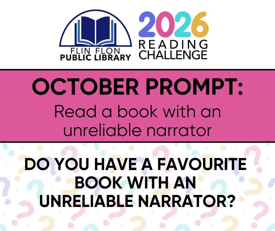 The October prompt for the 2026 Reading Challenge is "Read a book with an unreliable narrator". What is your favourite book with an unreliable narrator? Share it in the comments.

JOIN THE 2026 READING CHALLENGE for a chance to win one of t