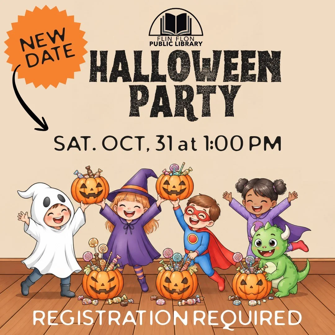 NEW DATE: SAT. OCT 31 at 1:00 PM. Join us for some spooky shenanigans, including a story, games and of course, Halloween candy. Register today by emailing FFPL@SHAW.CA 👻🎃🍬