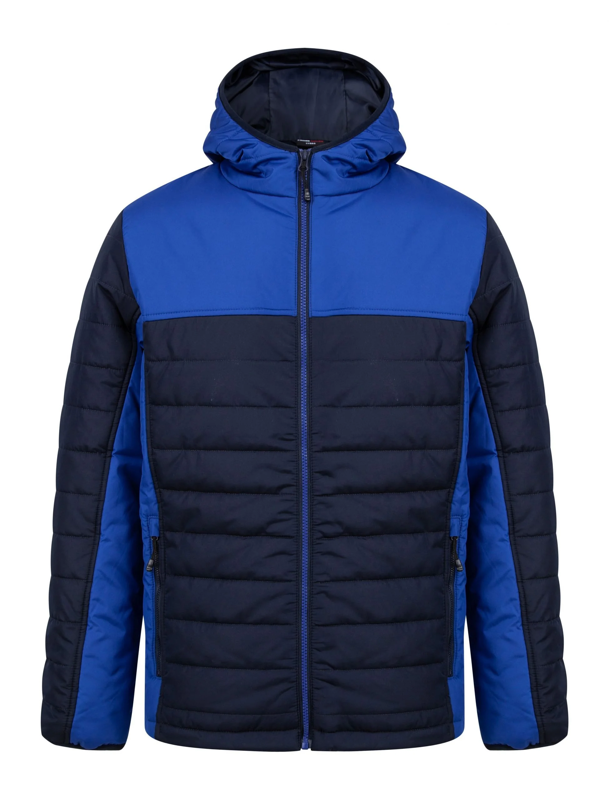 Unisex Hooded Contrast Padded Jacket