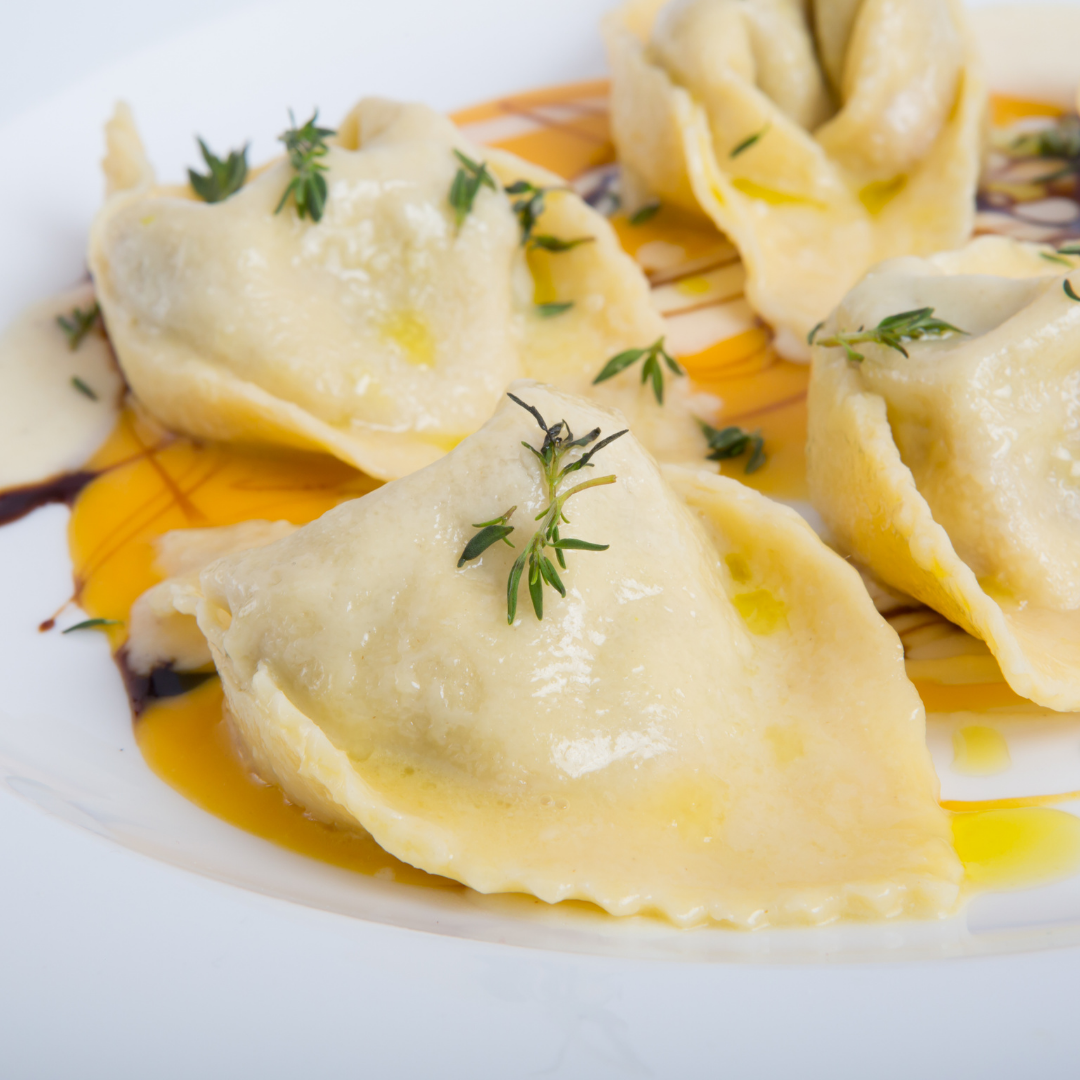 Pumpkin Ravioli with Sage Brown Butter