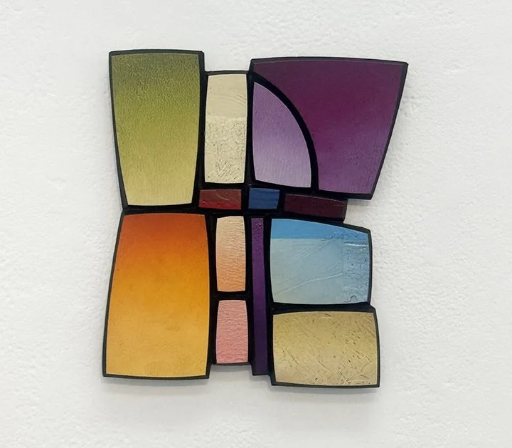 oil & enamel on wood panel  2026** 10.5 x 9 x .75"