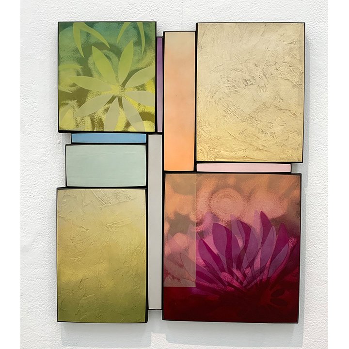 oil & enamel on wood panel 29.5 x 23.5 x .75 " 2024