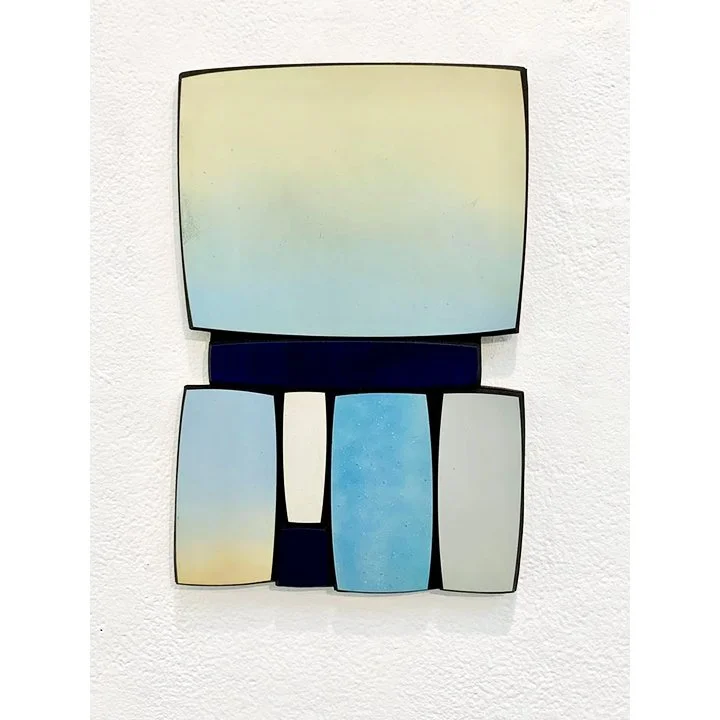 oil & enamel on wood panel  2022