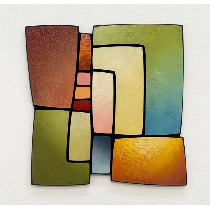 oil & enamel on wood panel  2026** 17 x 16 x .75"