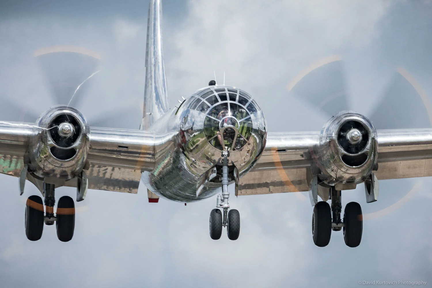 B-29 Superfortress on approach