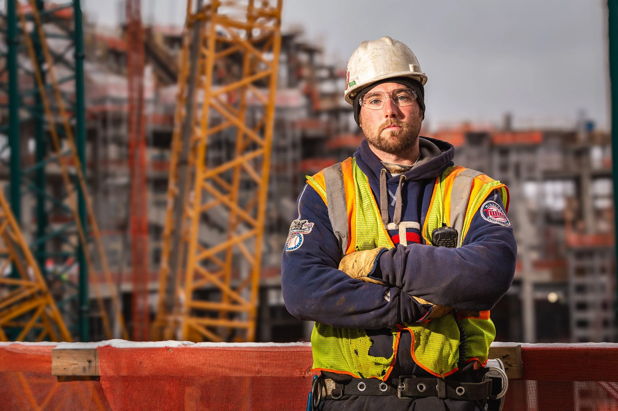      Ironworker, On Site Portrait
NFL Stadium Construction