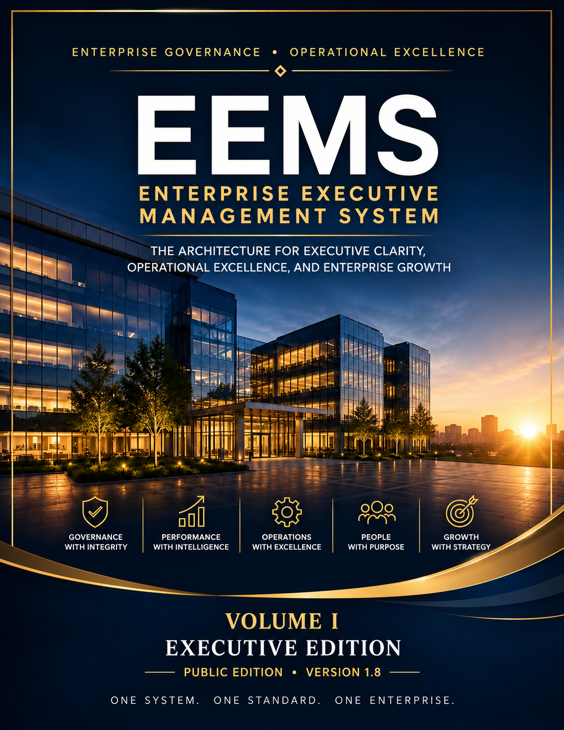 EEMS Volume I, Executive Edition, Version 1.8 — Enterprise Executive Management System publication cover