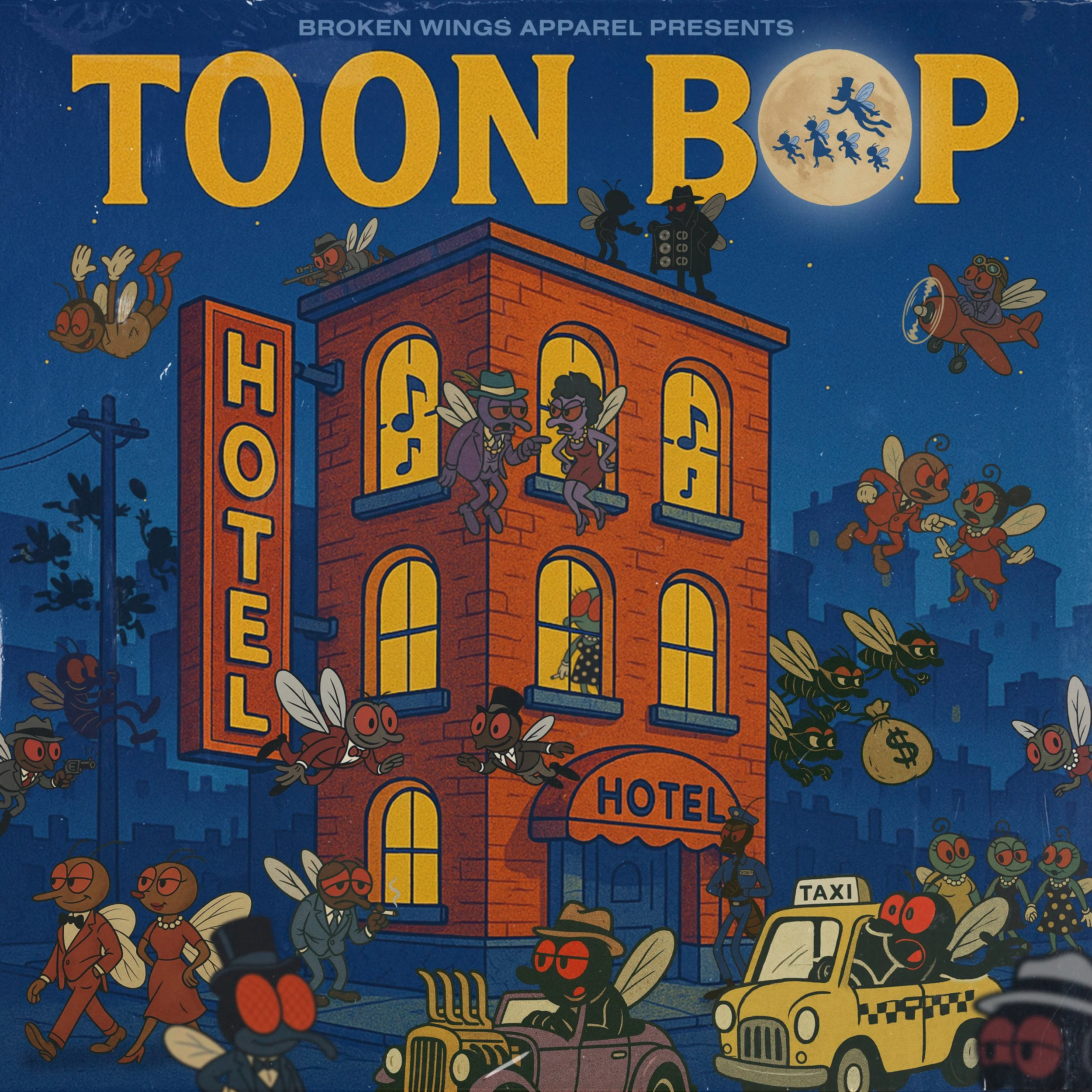 Broken Wings Apparel - Toon Bop Hotel