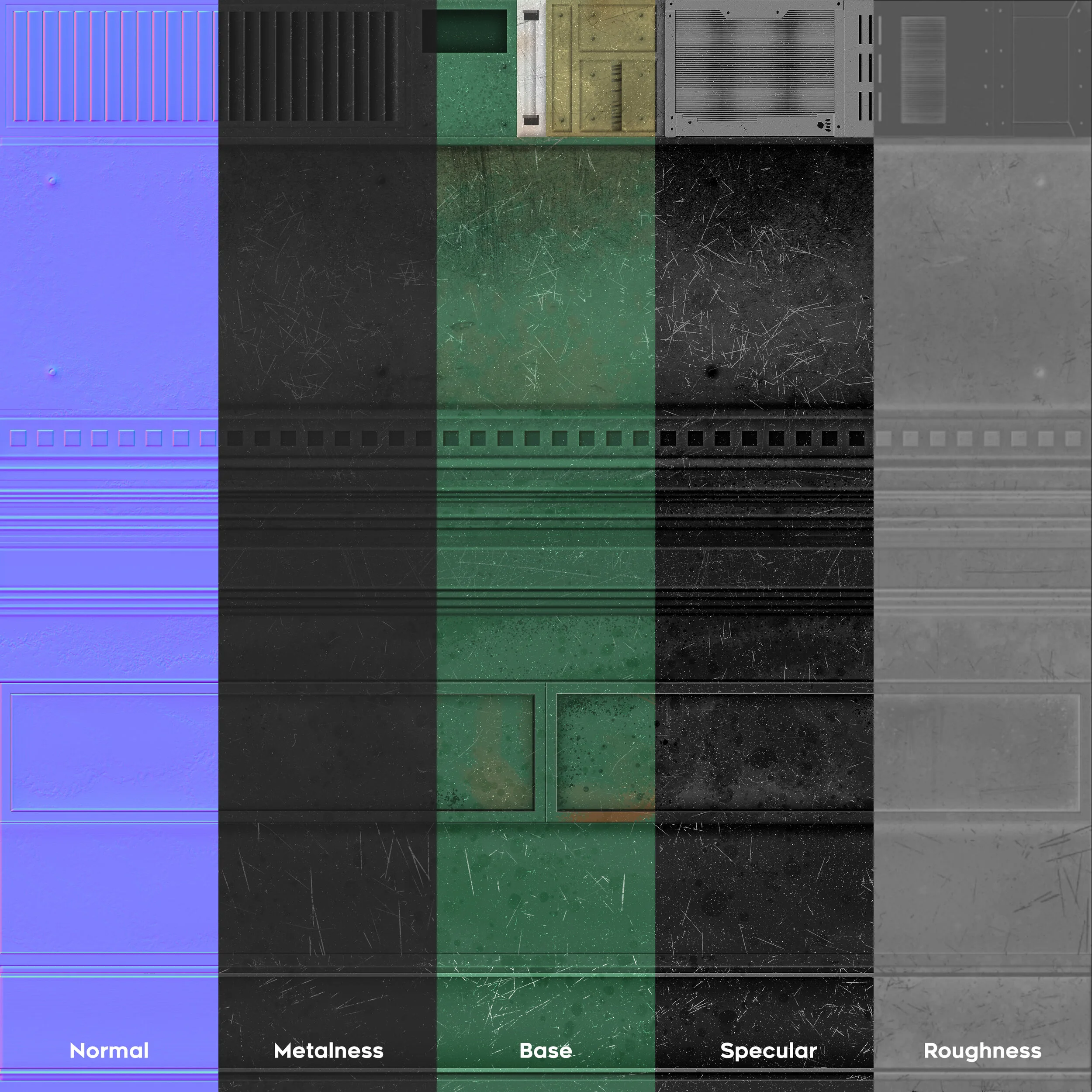 Painted Metal Trim Sheet