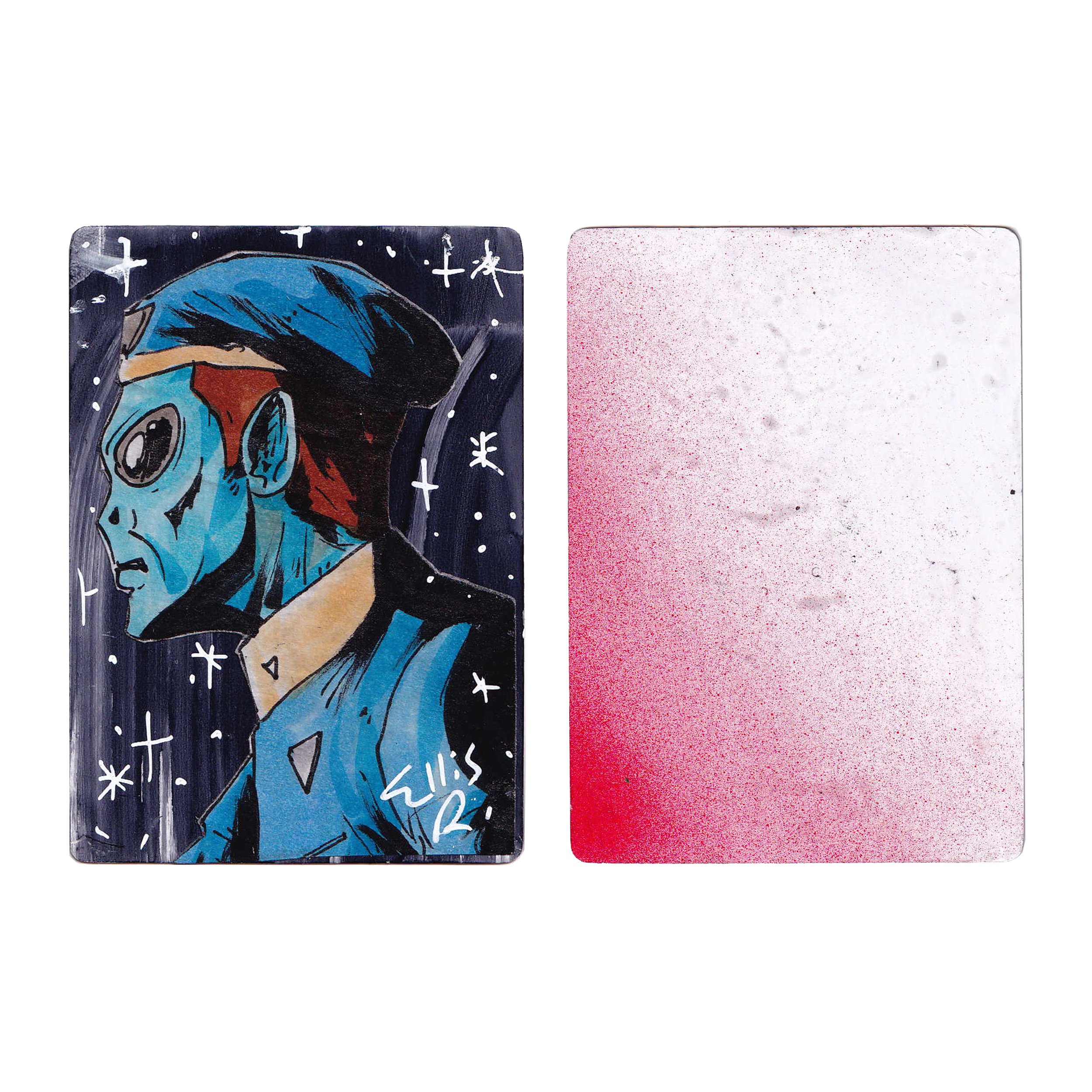 Artist Card #007 - Paper Scar Series