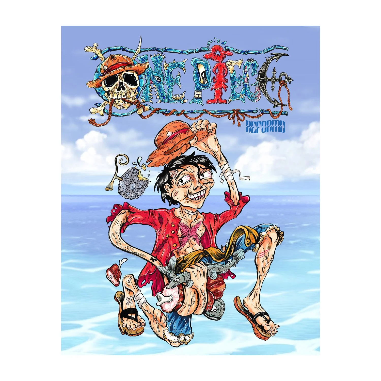 Luffy Reformed - Print (11x14)