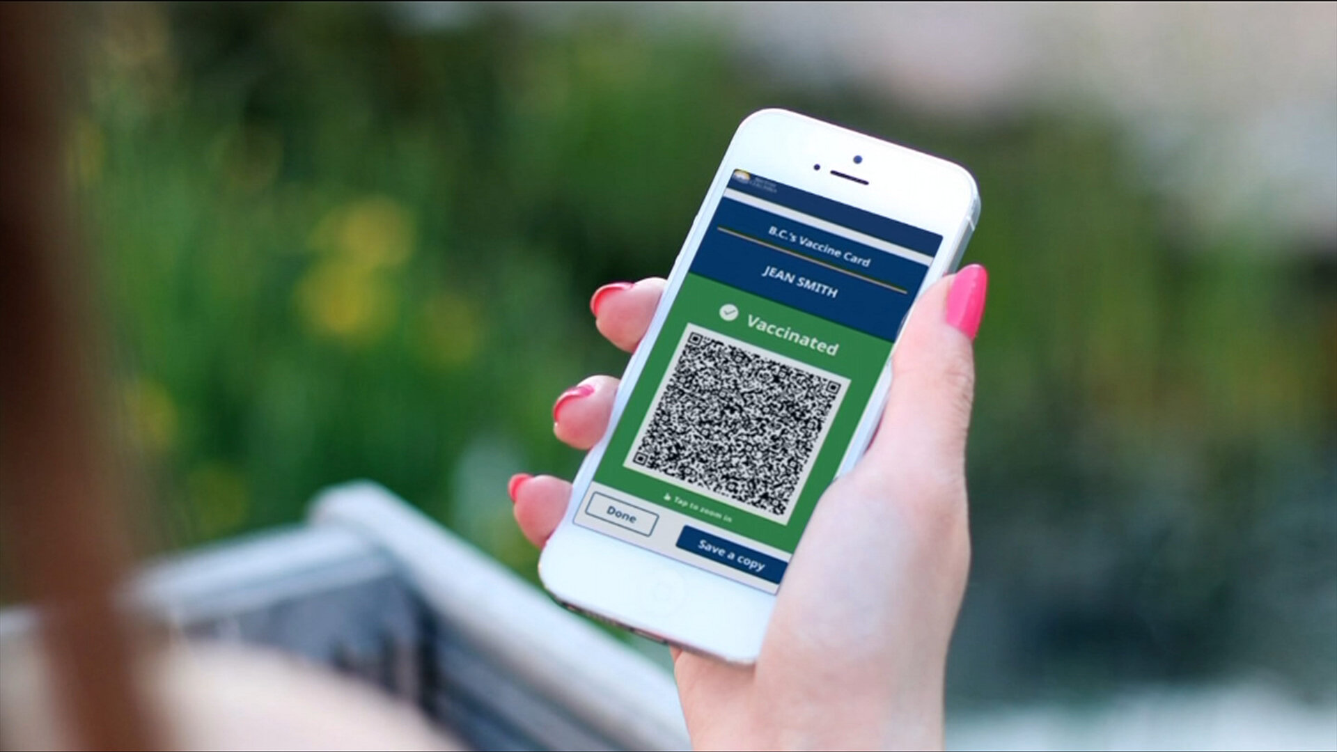 BC COVID Vaccine Card