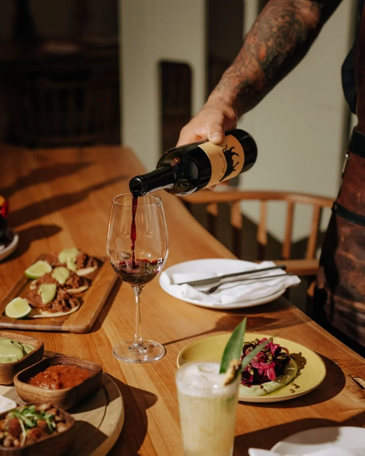 Try a glass of our Passing Time x El Encanto red with one of our new steaks. We&rsquo;re more than just tacos and margaritas 😉