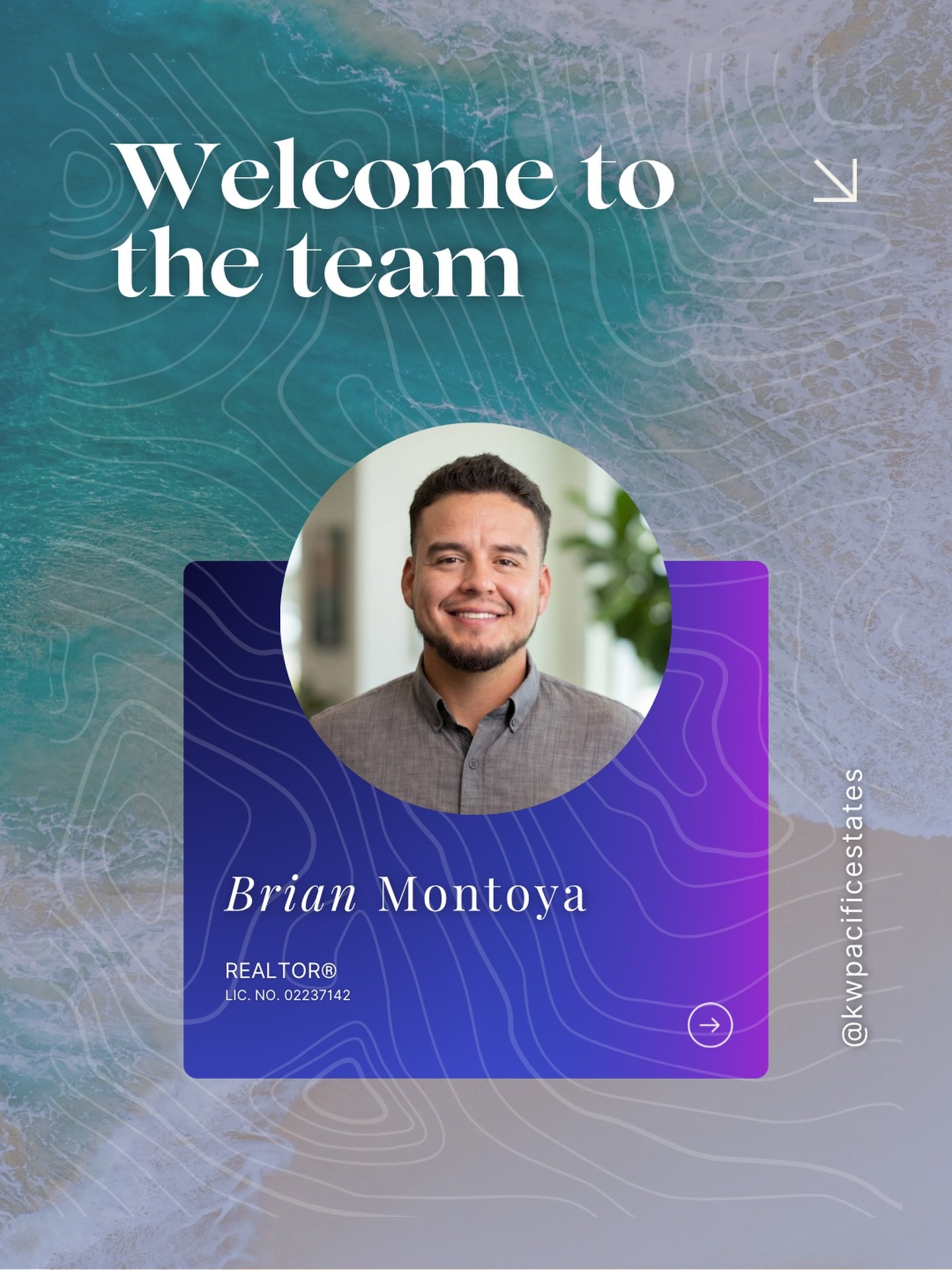 We are so excited to welcome Brian Montoya to our KWPE family!

Brian is already making his mark in real estate and we are thrilled to be the team he&rsquo;s chosen to grow with. There&rsquo;s something special about an agent who&rsquo;s hungry, lear