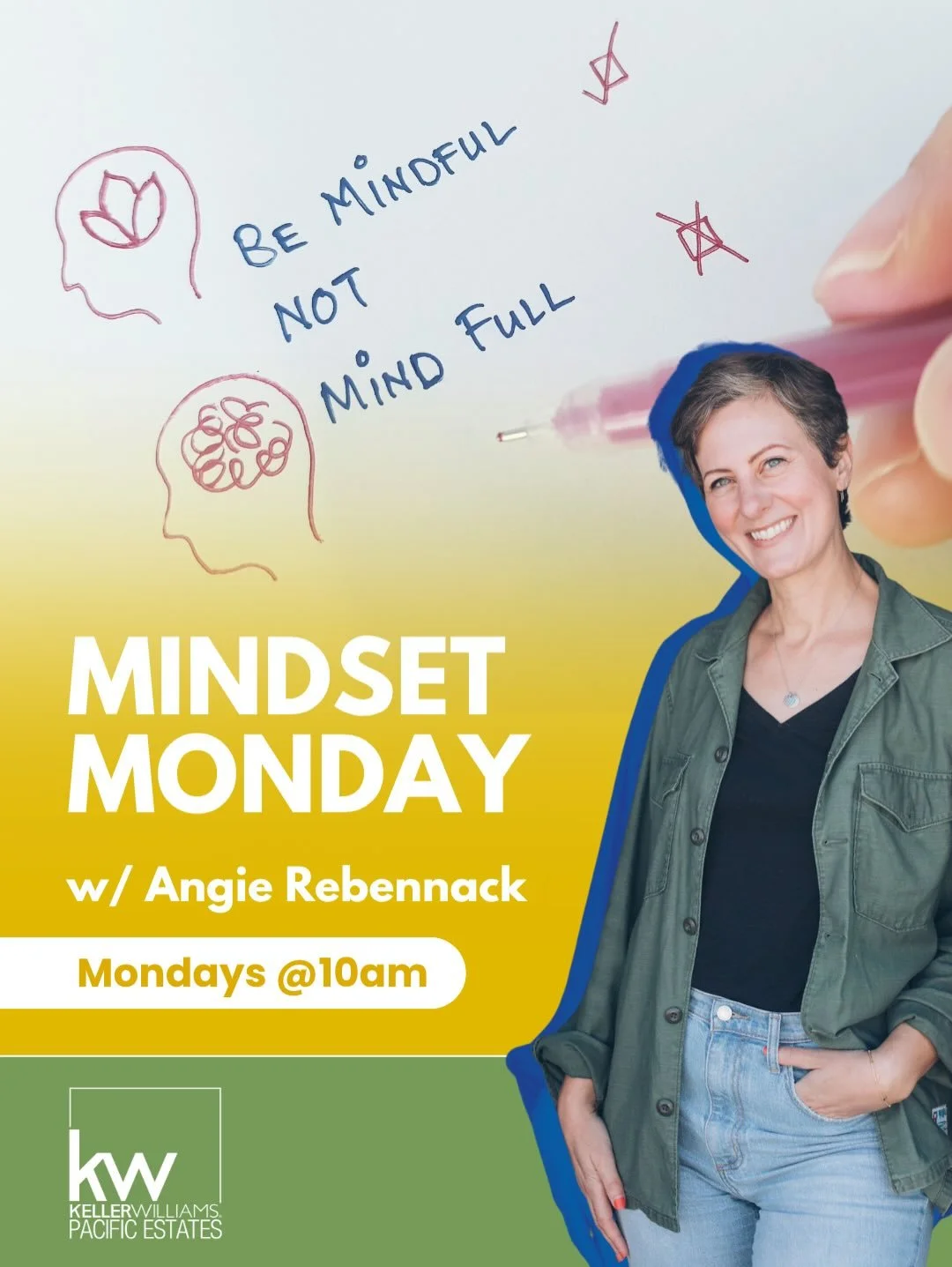 Block out your calendars and check out what&rsquo;s on deck for next week:

🗓️ Monday, June 8th
* 10:00 AM &ndash; Mindset Monday w/ Angie Rebennack 🧠 (Weekly Recurring) Start your week with the right focus and energy!
* 12:00 PM &ndash; Welcome Ba