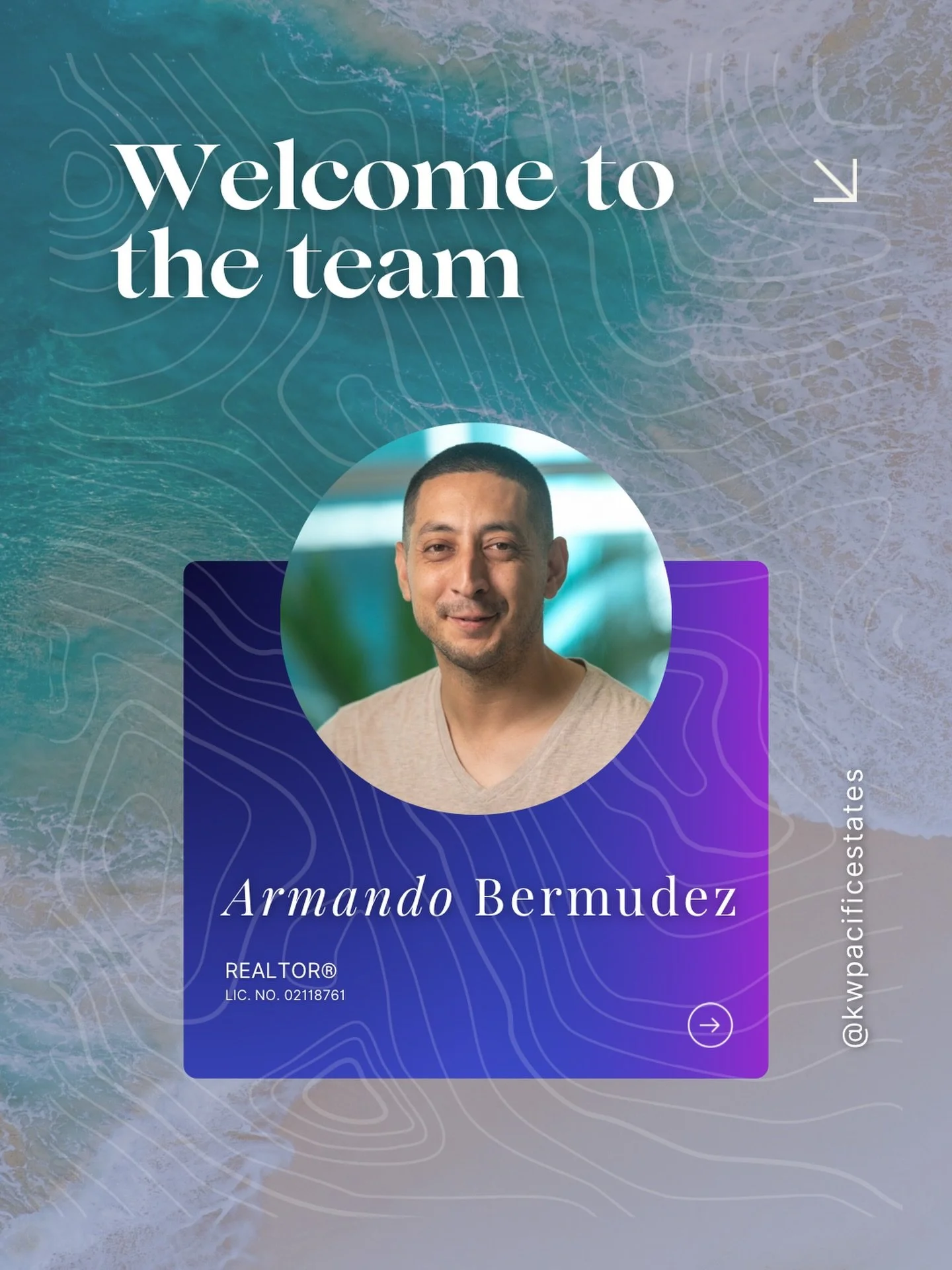 WELCOME TO KWPE, ARMANDO BERMUDEZ!

We&rsquo;re excited to welcome Armando to the brokerage as he kicks off his real estate career with us!

A new career, a fresh start, and plenty of opportunity ahead. We&rsquo;re looking forward to watching Armando