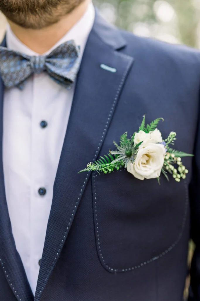 Pocket Square Boutonniere
