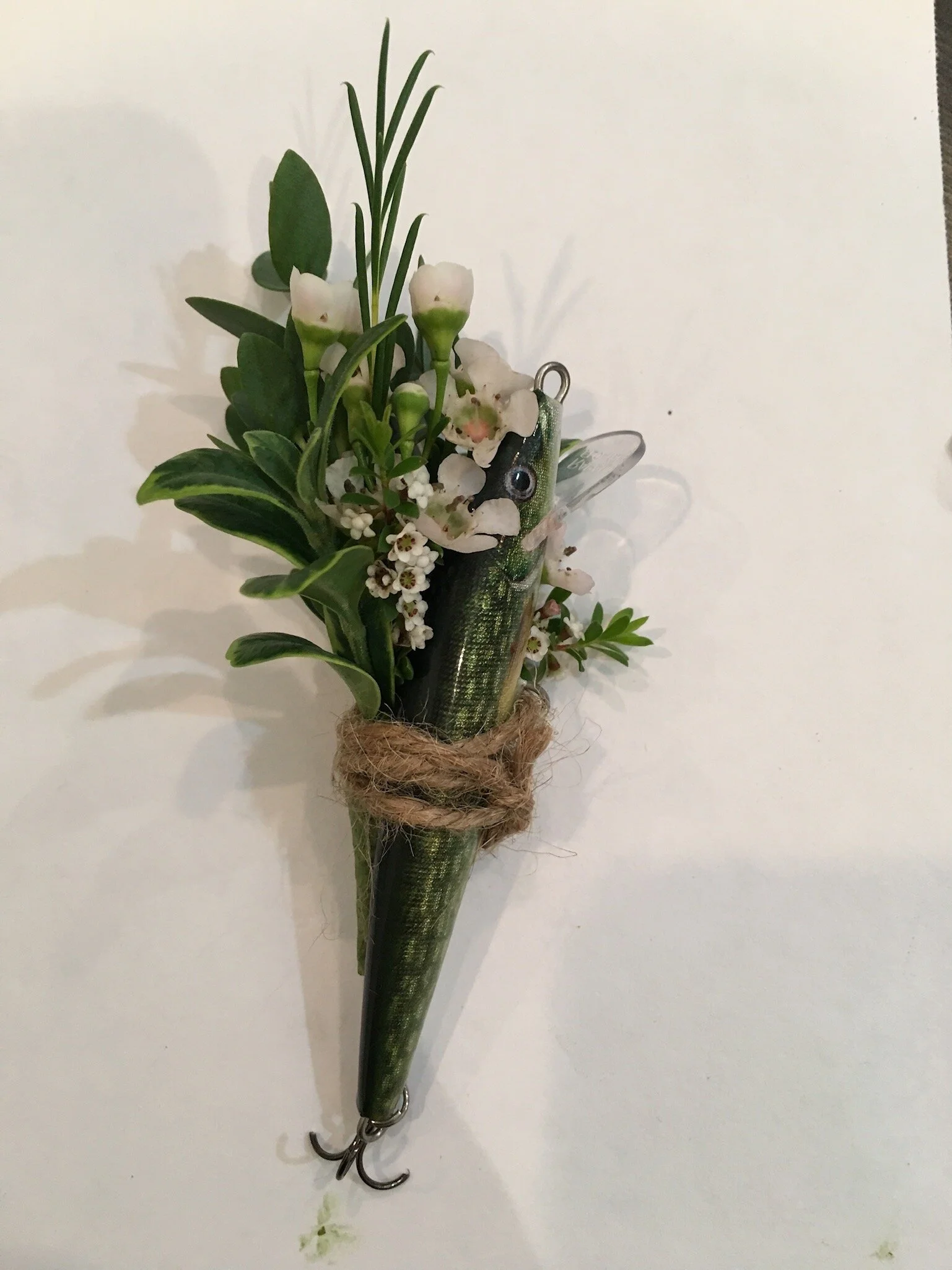 Fishing Lure Boutonniere