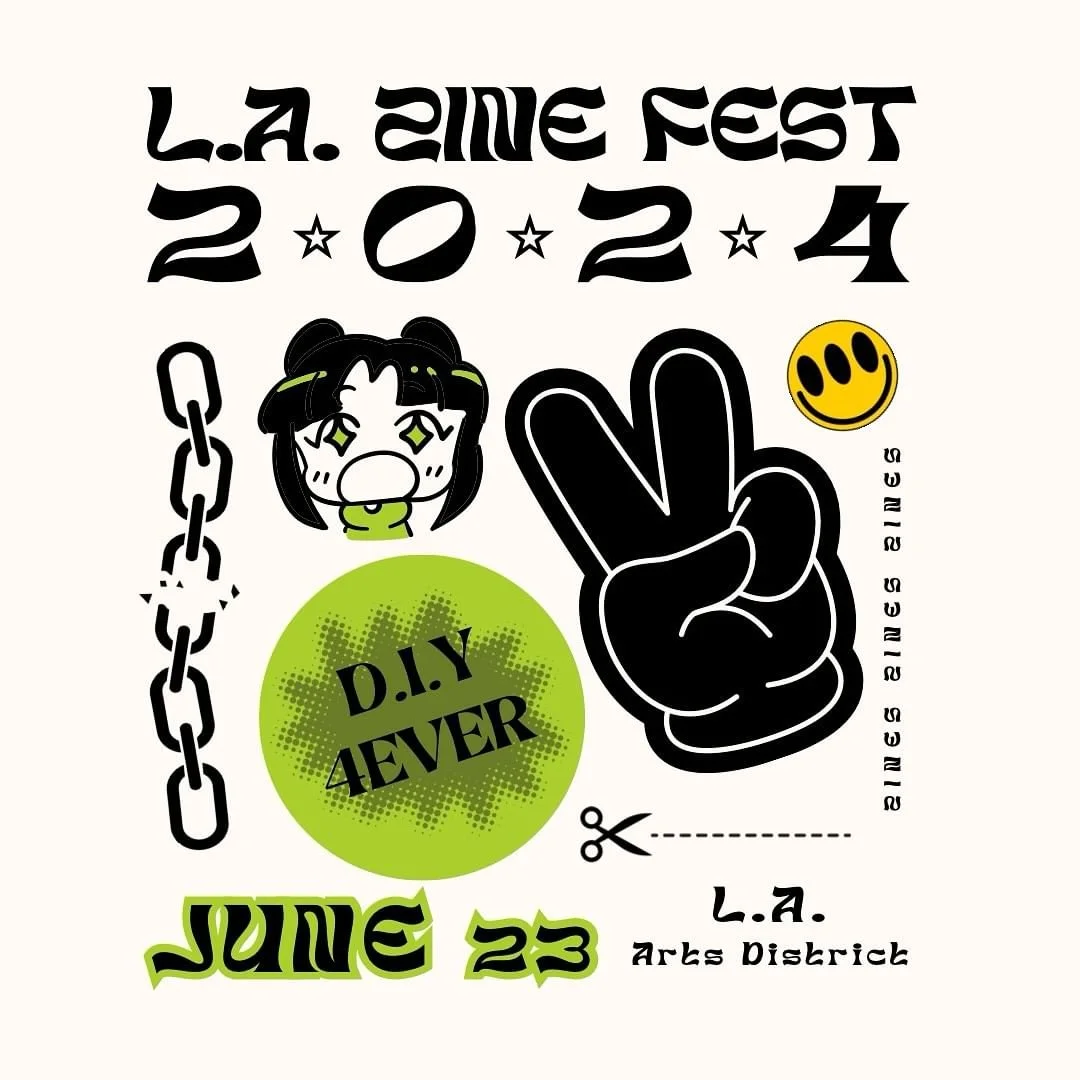 LA Zine Fest 2024 Flyer