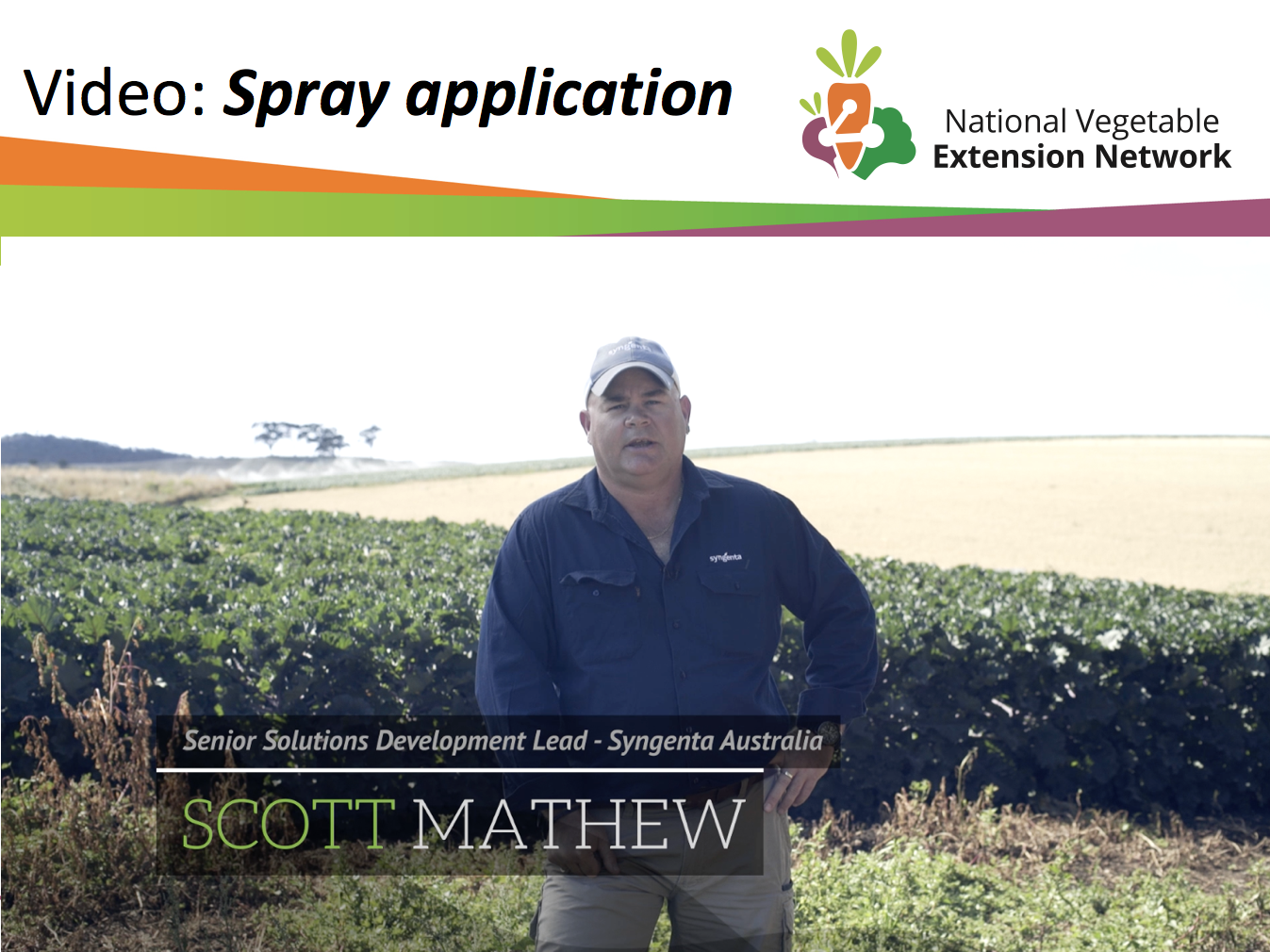 Spray Technology for vegetable growers: A guide to getting it right