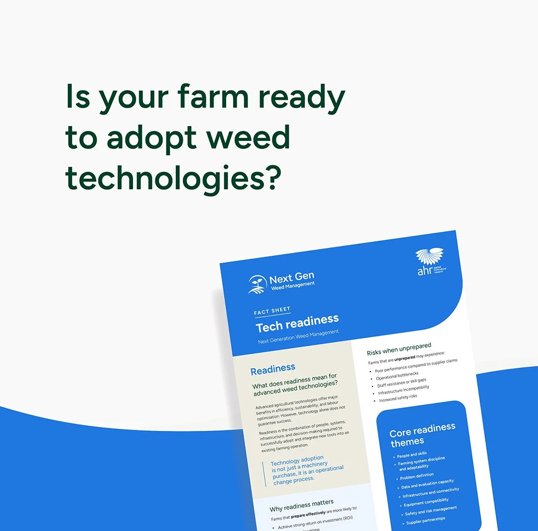 Getting weed tech ready