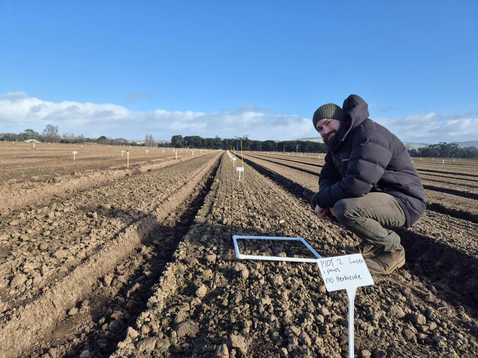 In the field with the Next Gen Weed Management project