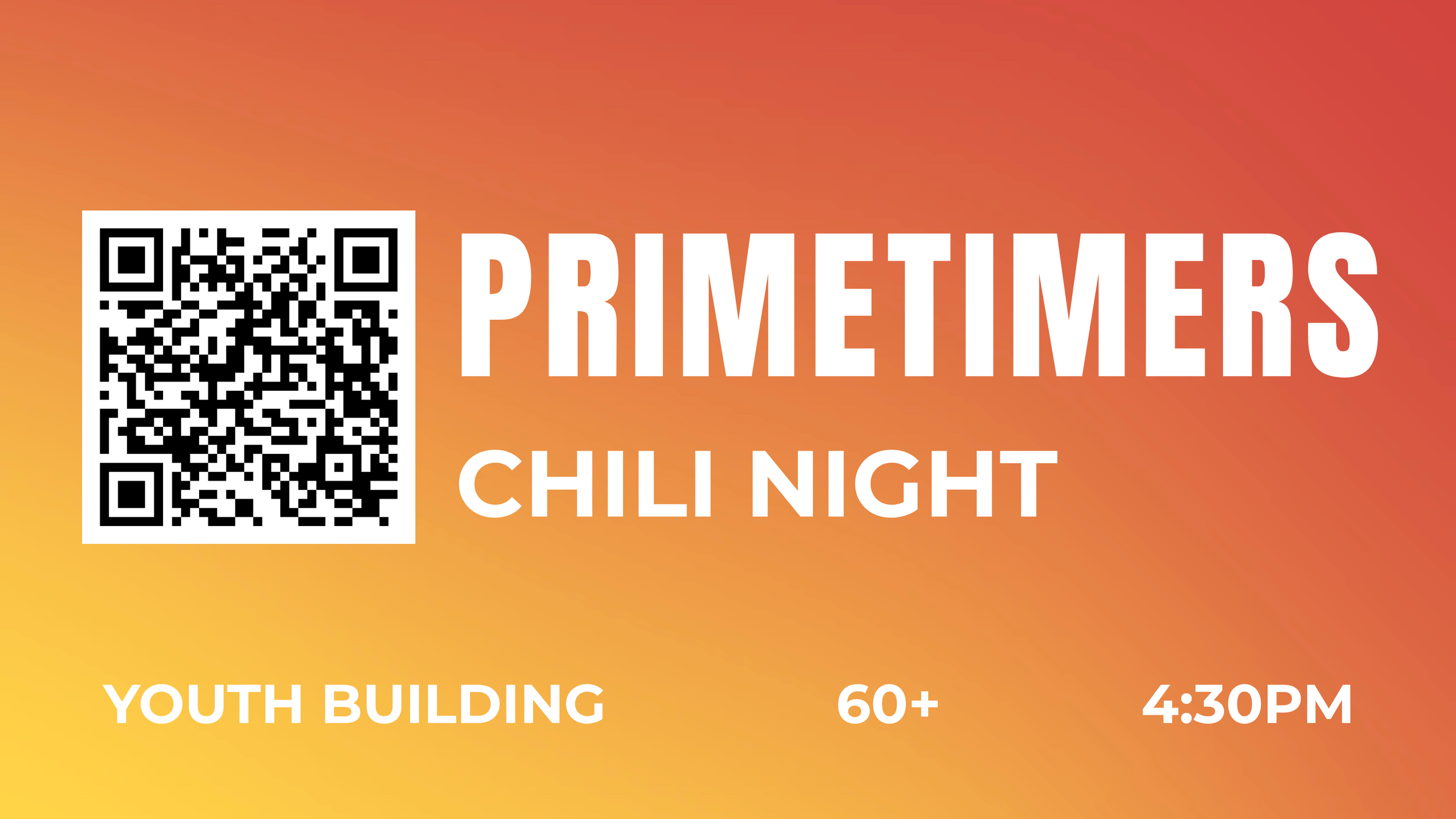Primetimers Chili Night