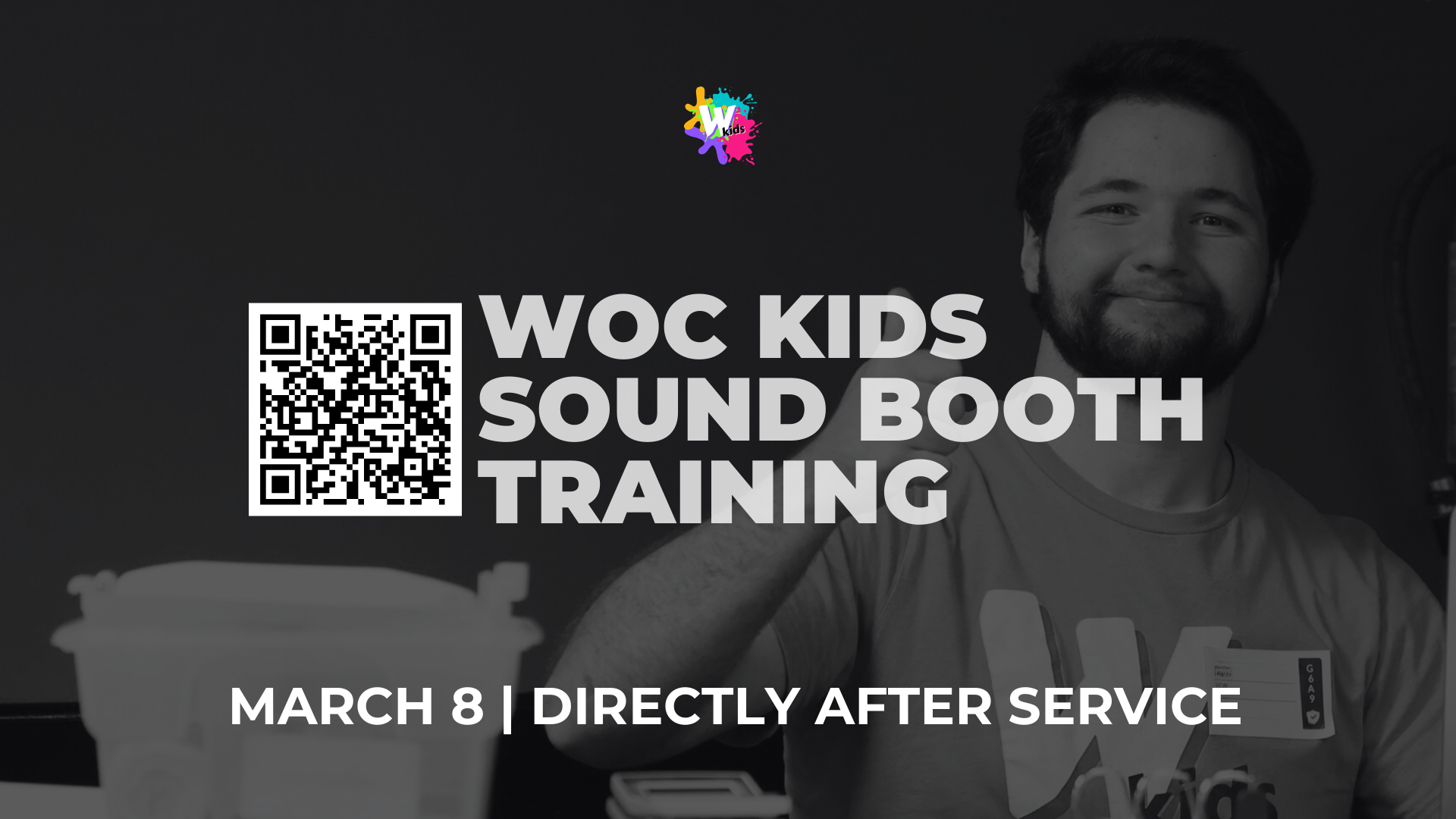 WOC Kids Sound Booth Training