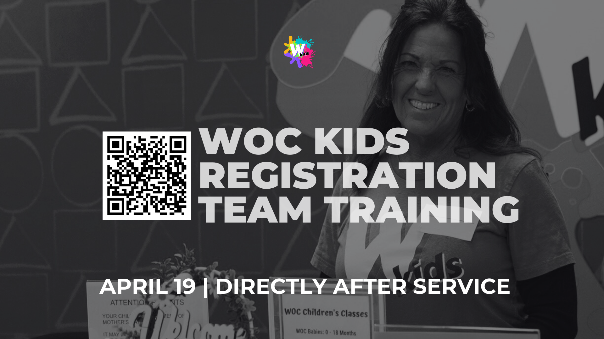 WOC Kids Registration Team Training
