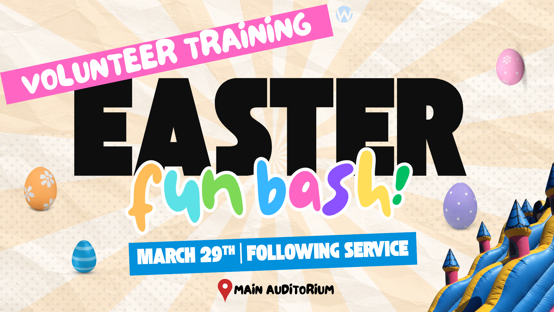 Easter Fun Bash - Volunteer Training
