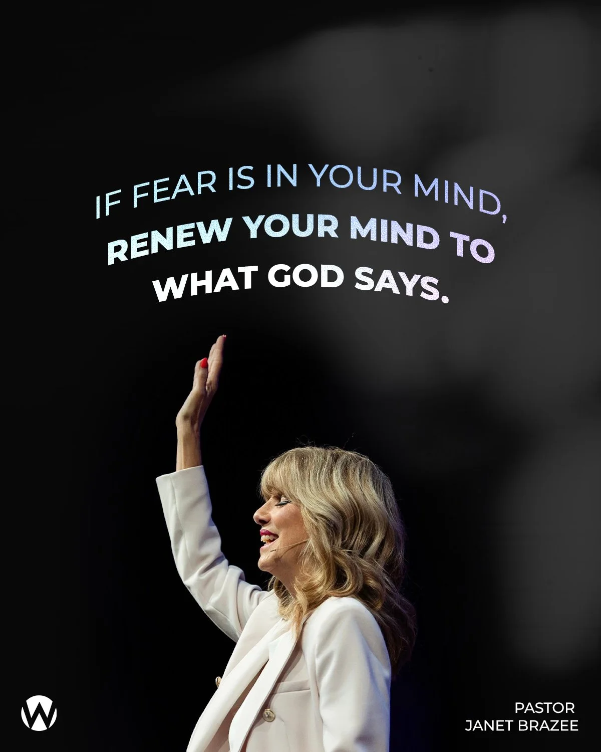 God's Word has the final say, not fear. 

When fear tries to take over your thoughts, go back to His Word! As you renew your mind with what God says, peace begins to take the place of all fear.

&ldquo;Be transformed by the renewing of your mind.&rdq
