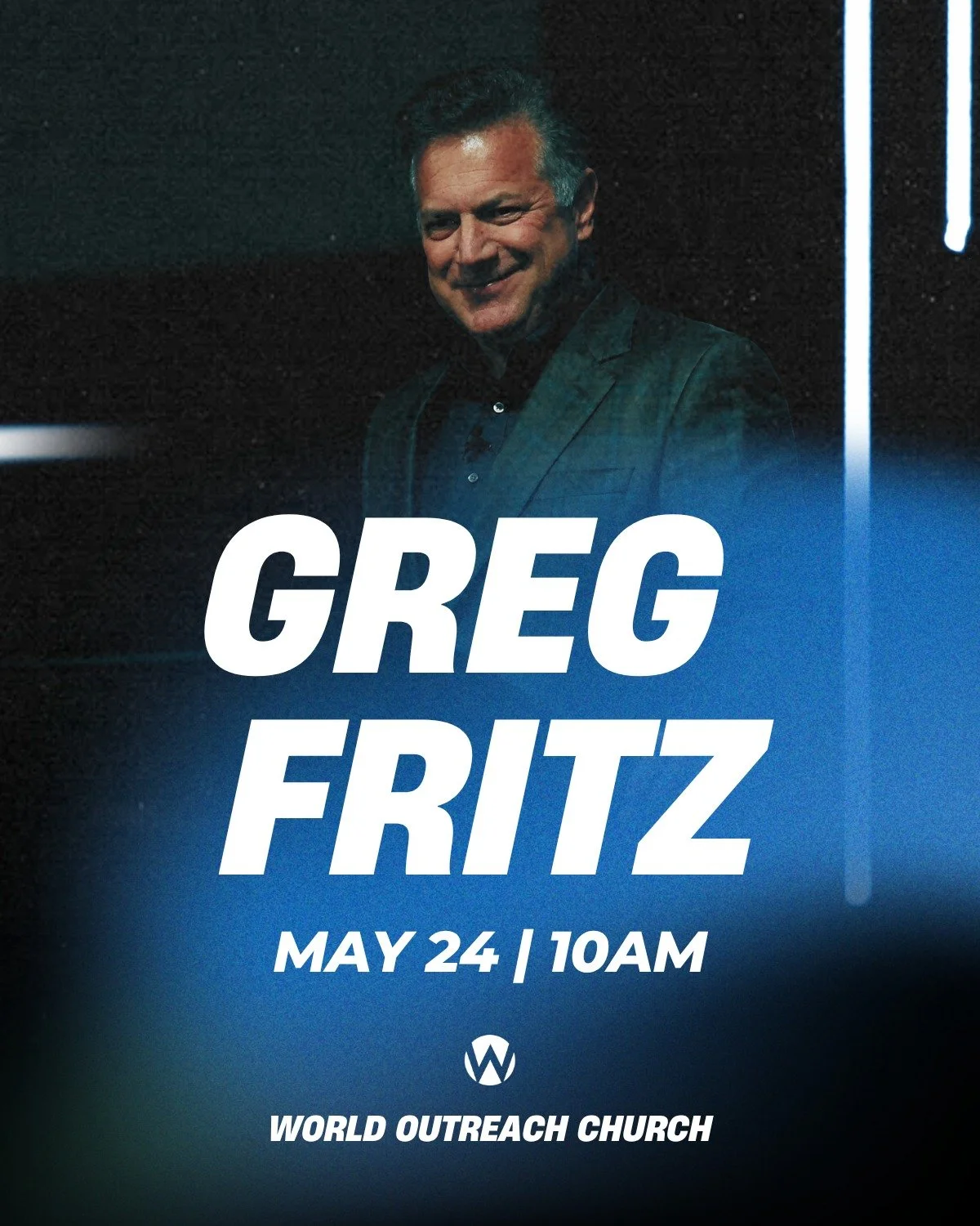 Join us Sunday, May 24th for special guest Greg Fritz!

Come expecting strong teaching from the Word, faith to rise, and lives to be changed by the power of God.

Bring your family, invite a friend, and come hungry for what the Lord wants to do.

See