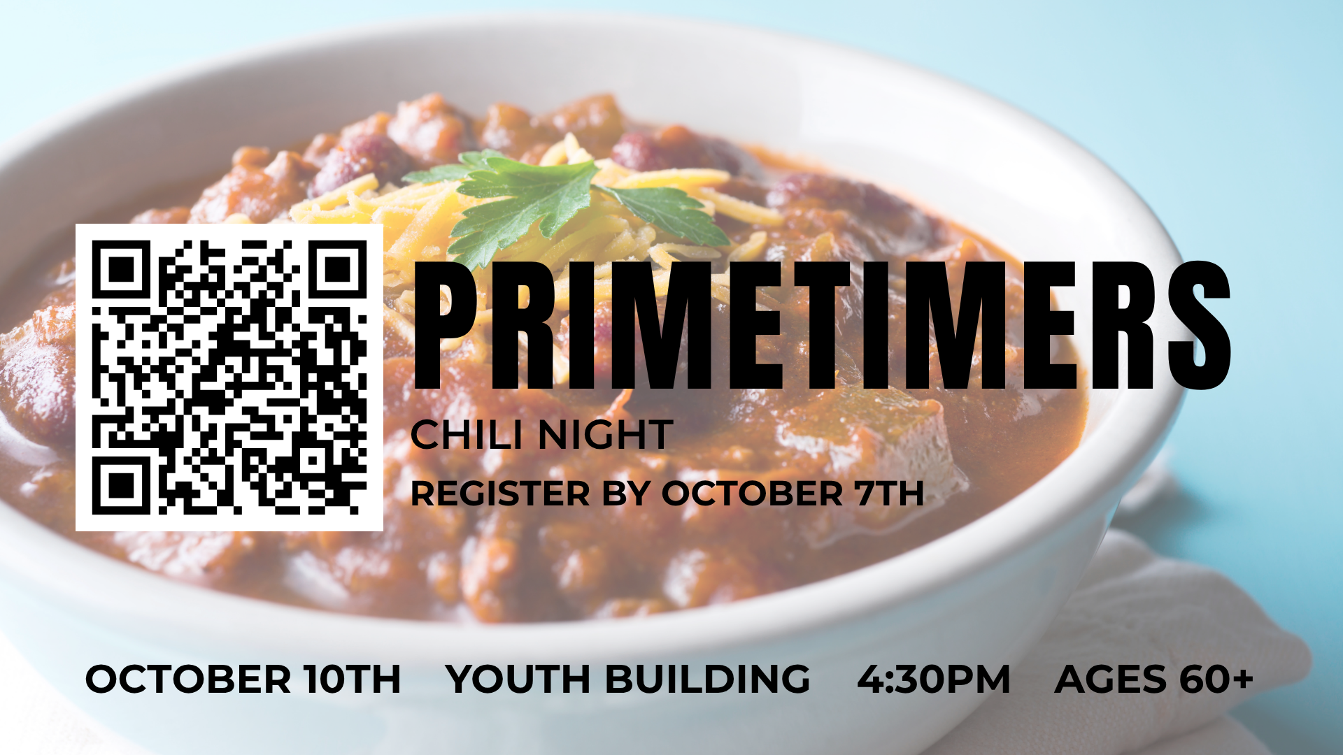 PRIMETIMERS Chili Night