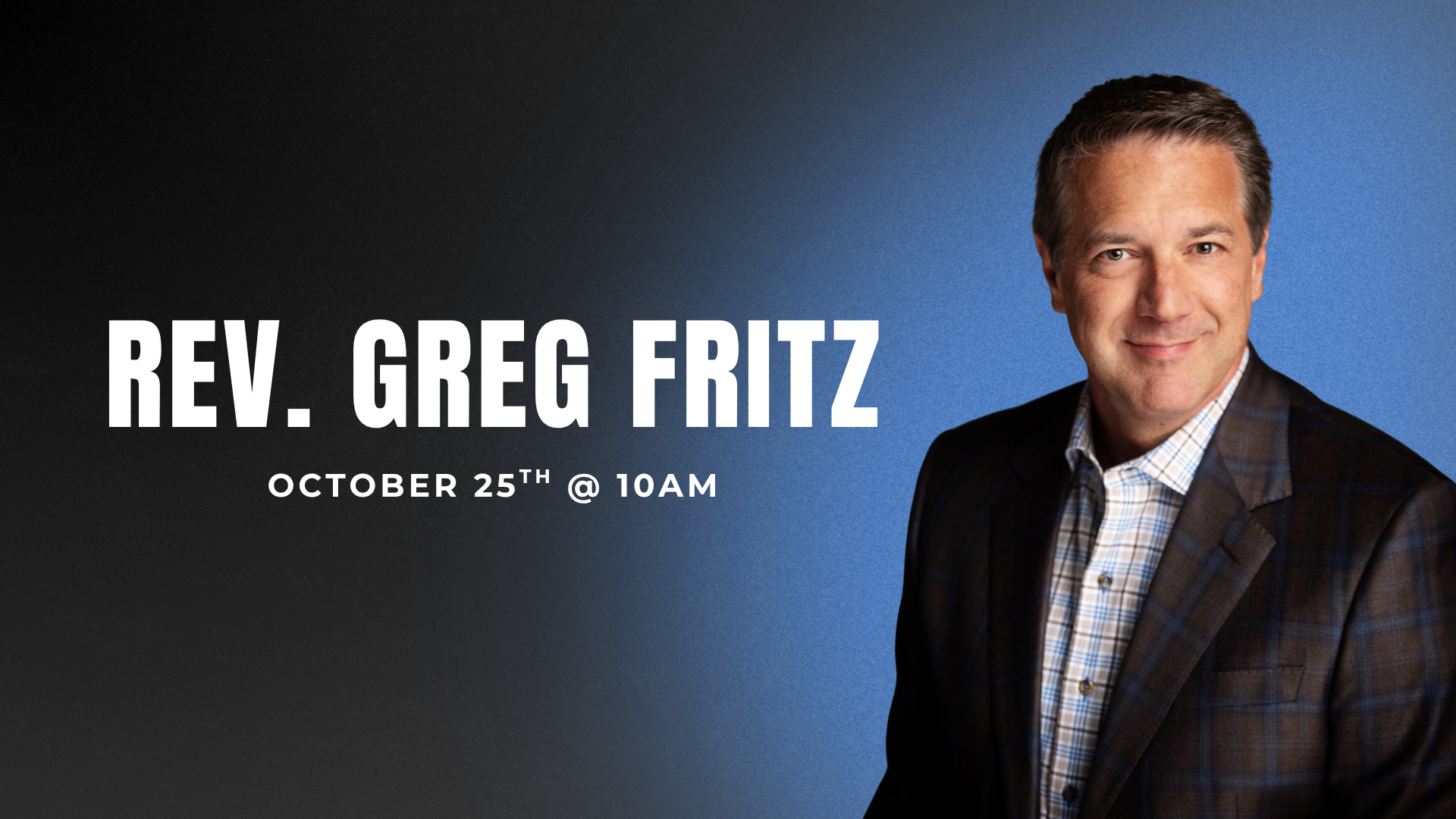 Rev. Greg Fritz Ministering