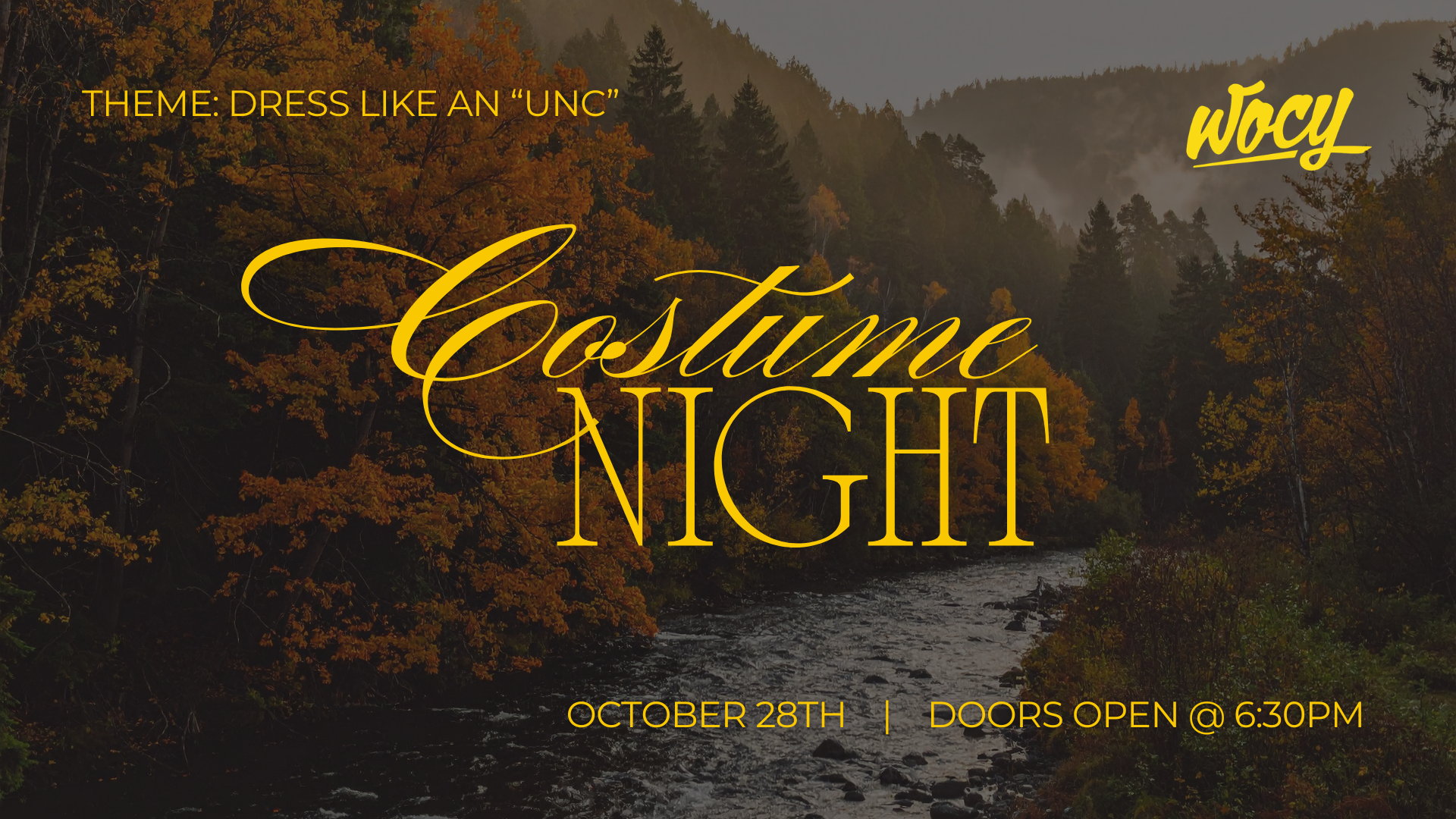 WOC Youth Costume Night