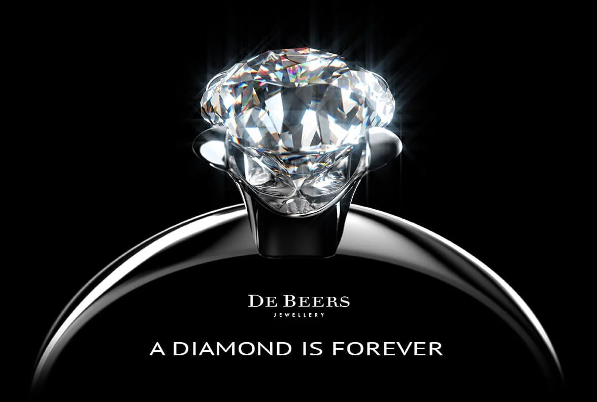 Diamond Engagement Ring De Beers A Diamond Is Forever Campaign