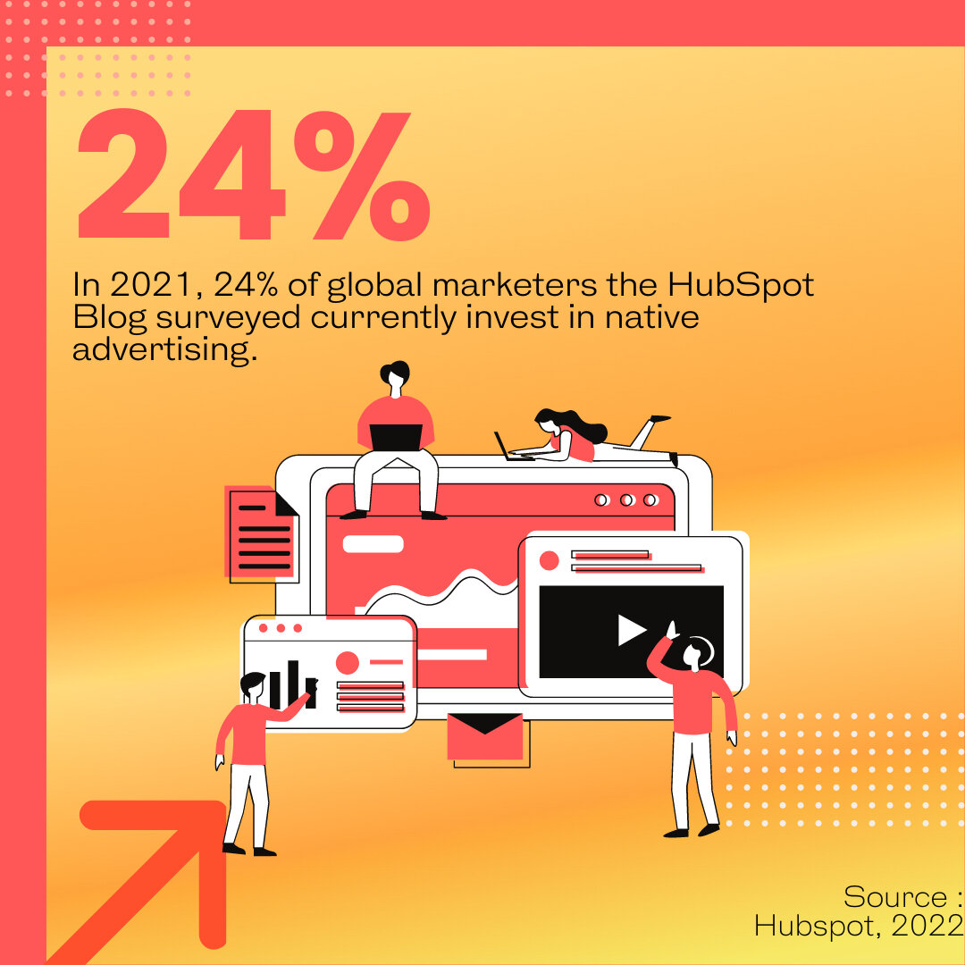 Growing the audience, driving the traffic, and raising brand awareness, are only a few of the results of native advertising. It is an attractive option that doesn't interrupt the audience's social media experience and it is not a surprise that a lot 