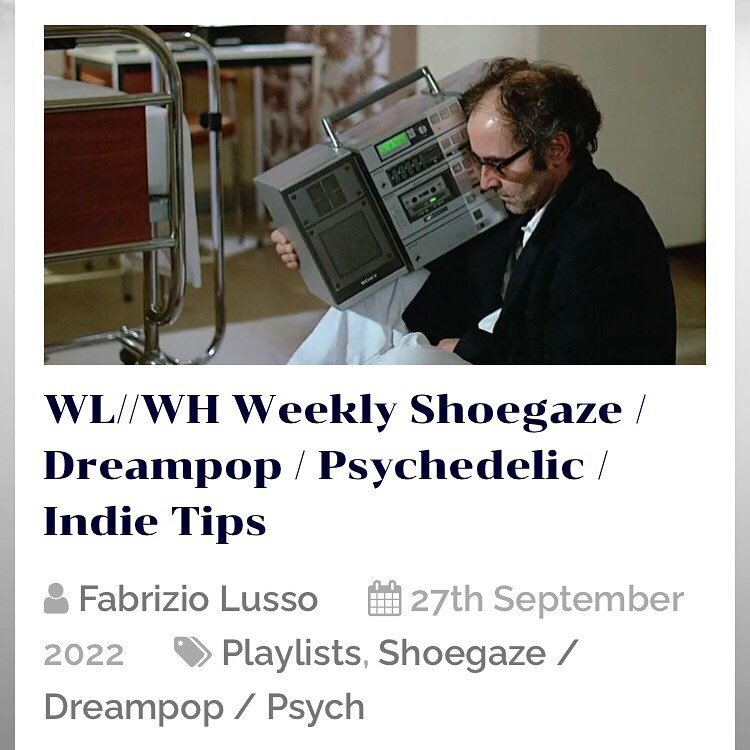 Thank you @fabriziolusso for your thoughtful words! #janglepop #powerpop #indiepop #whitelightwhiteheatblog