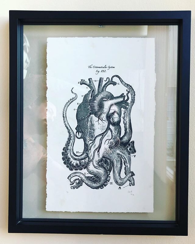 &ldquo;The Octovascular System&rdquo; // Lithographic Print // 16&rdquo;x22&rdquo; 💲Prints available online soon💲
