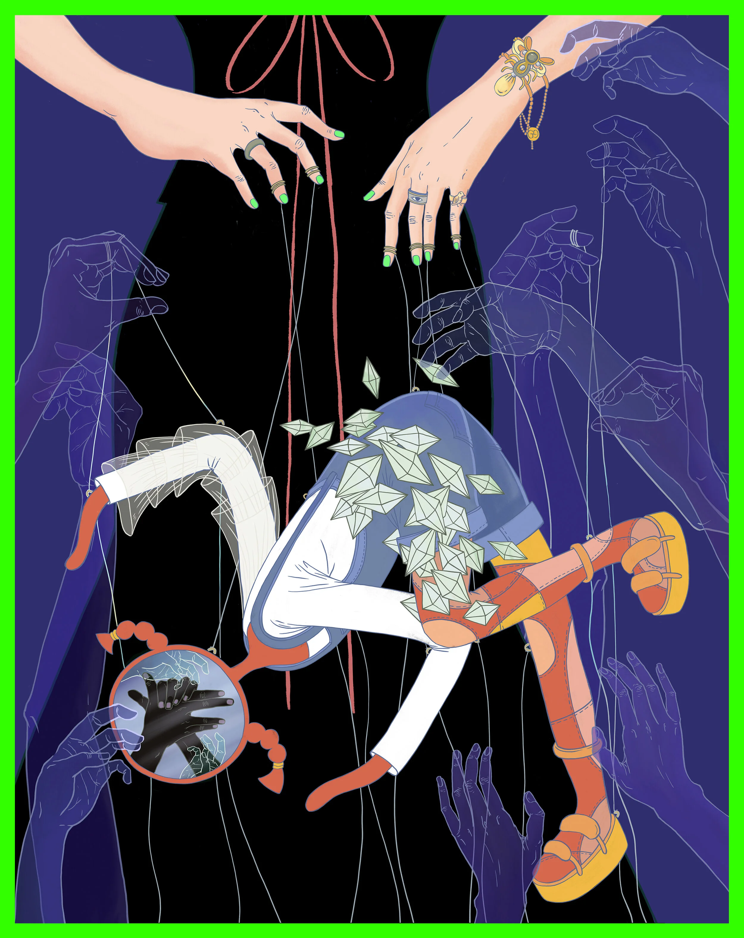 Me the puppeteer, me the puppet too.